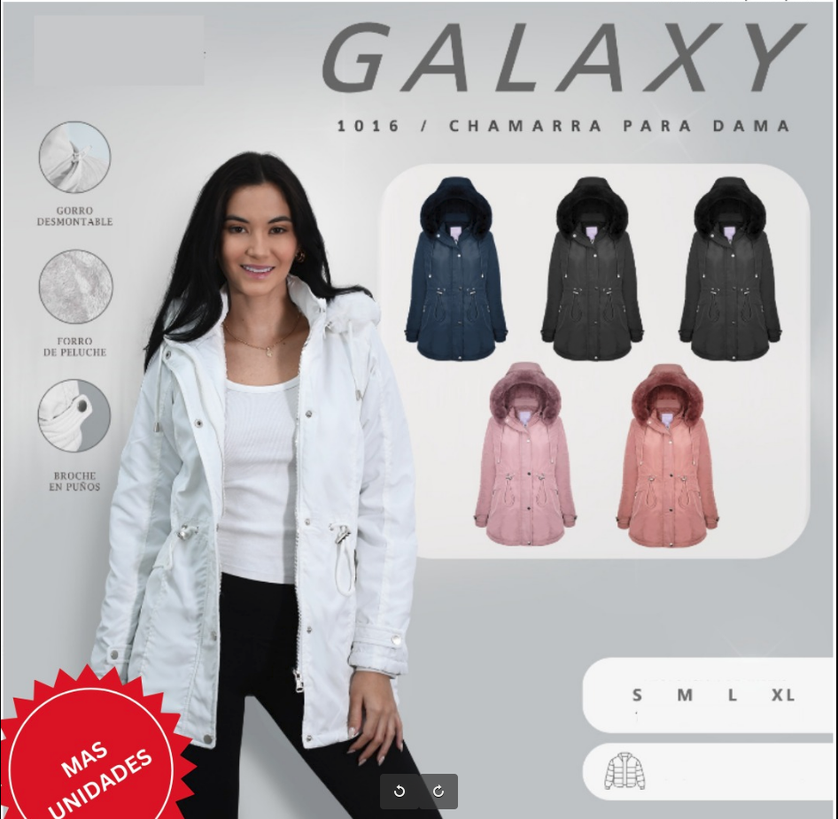 CHAMARRA PARA DAMA GALAXY 1016